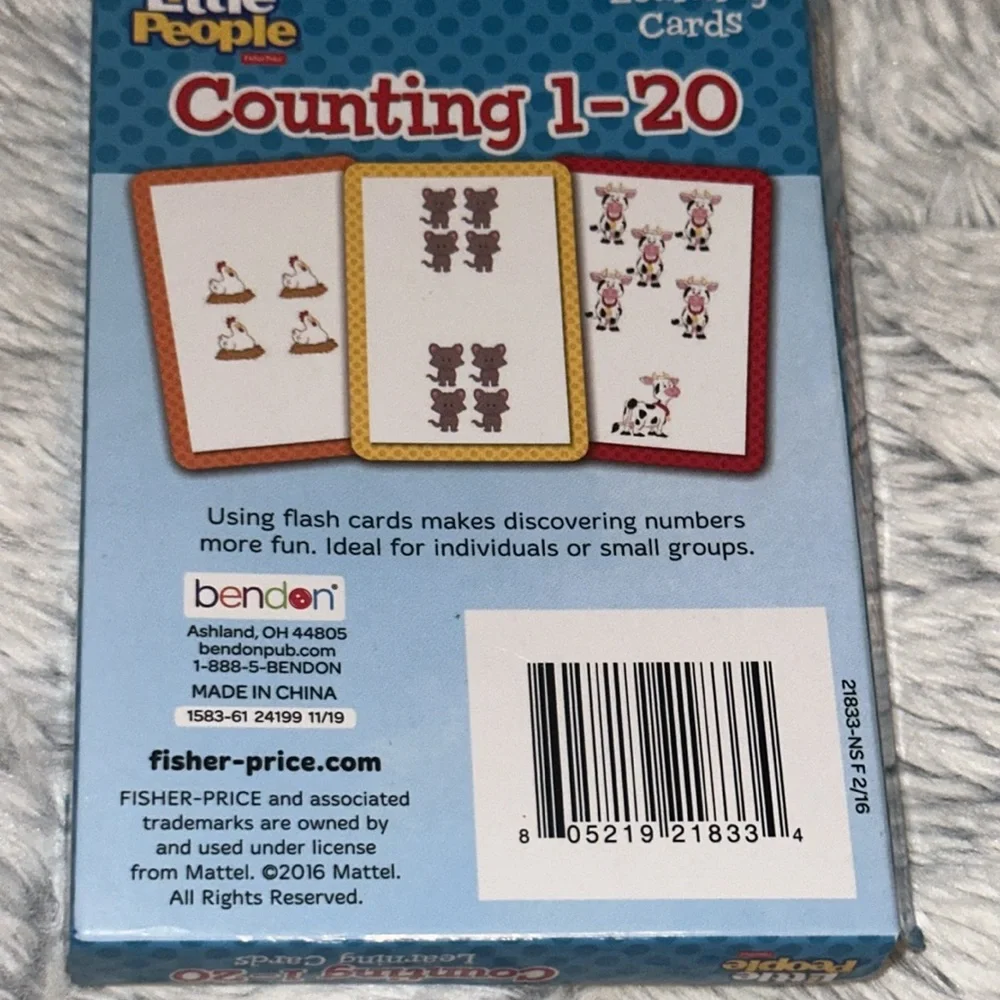 Fisher Price Little People l‎ Learning Card Game Ages 4-7